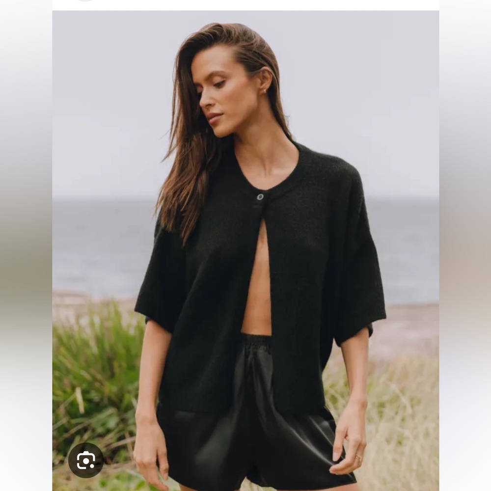 Daily Drills Single Button Sweater
